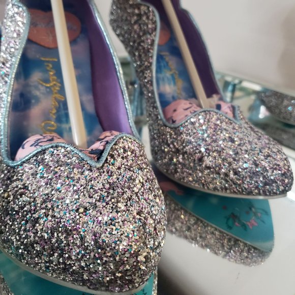 Irregular Choice x Disney Cinderella Call Me Cinders Light-Up Glitter Heels - Picture 10 of 17